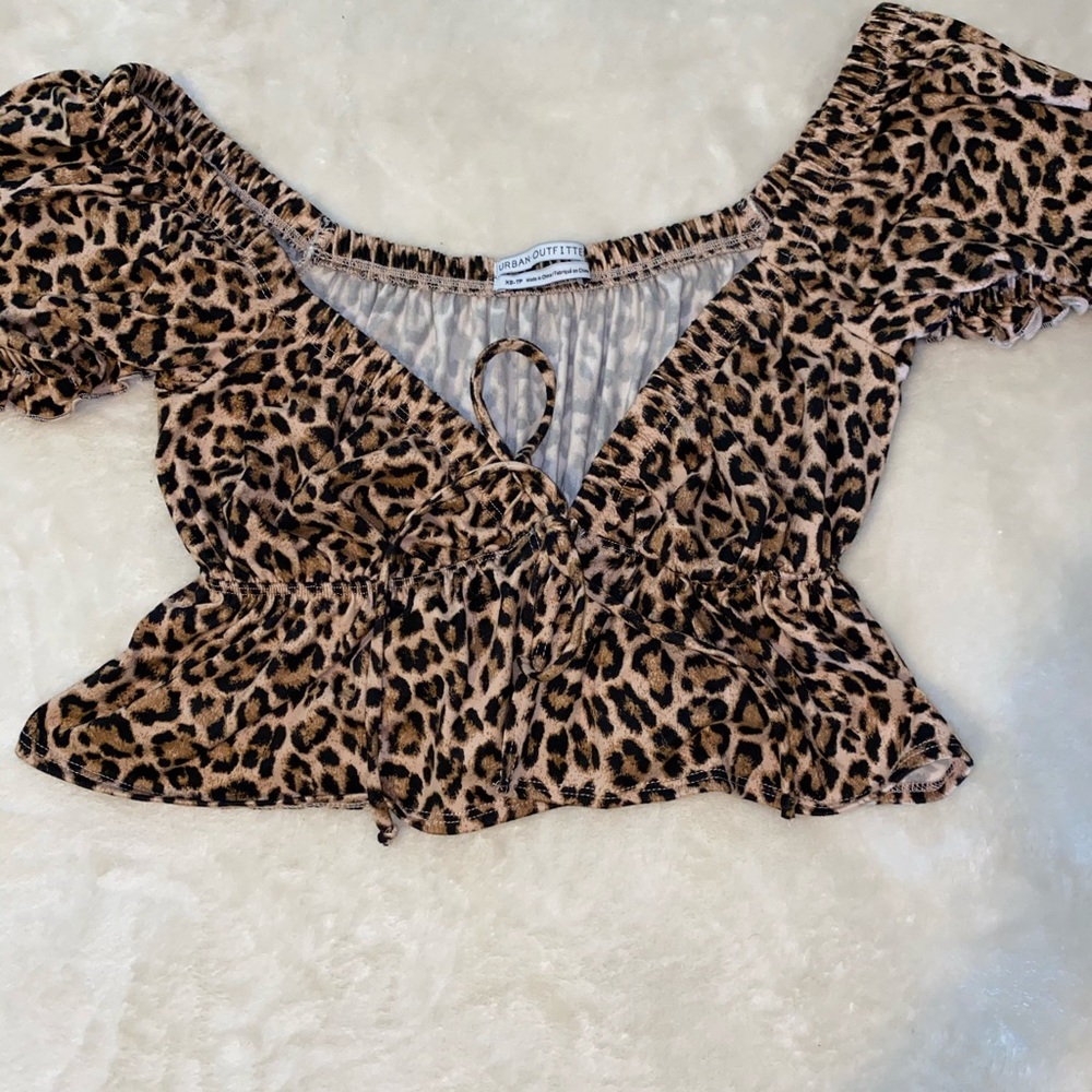 Urban Outfitter Leopard Print Top